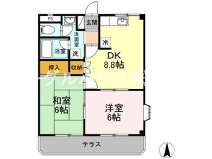 シティパラス蔵上の物件間取画像